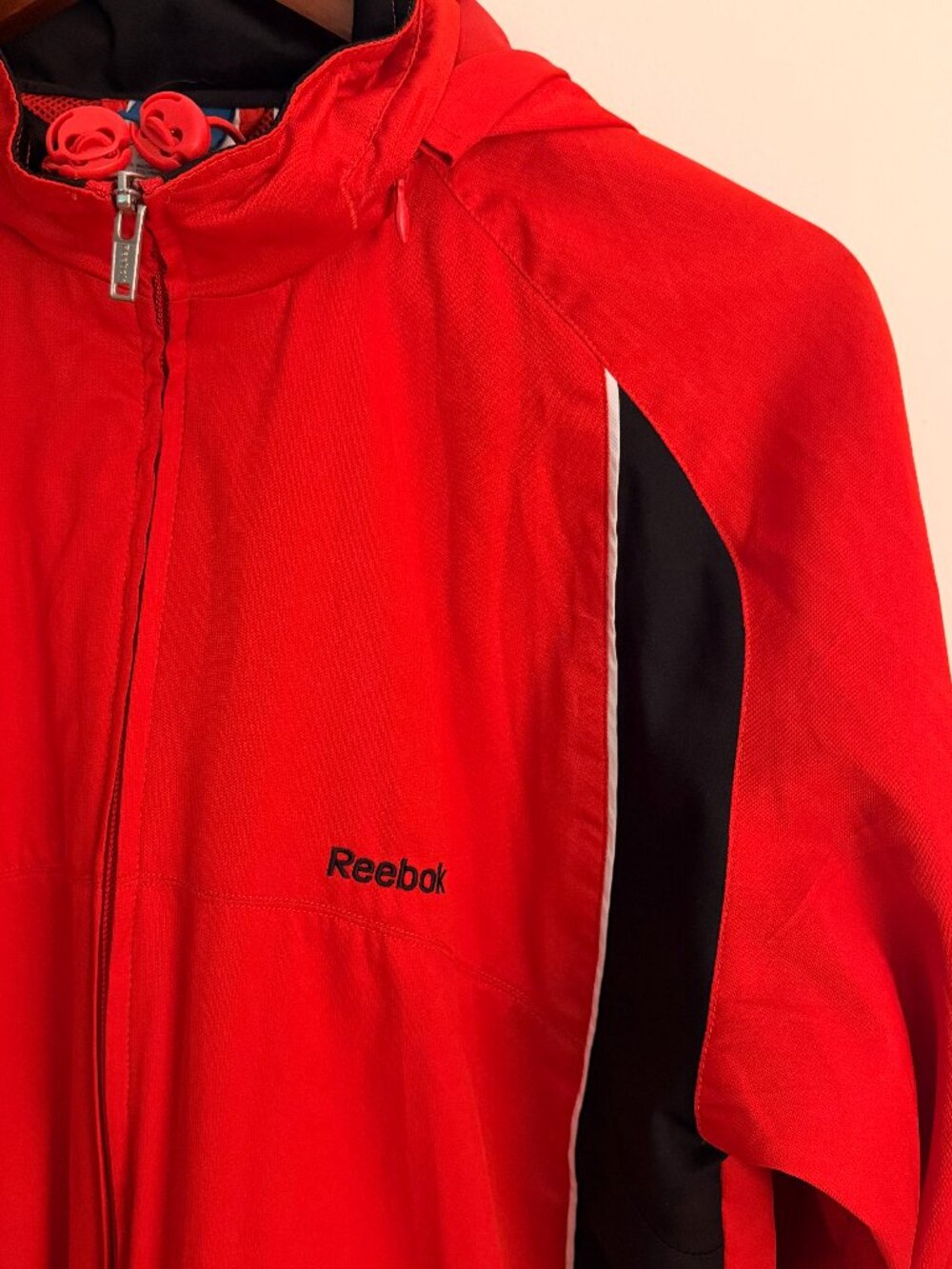Vintage 2000s Y2K Reebok Track Jacket, Size M, Excellent Condition